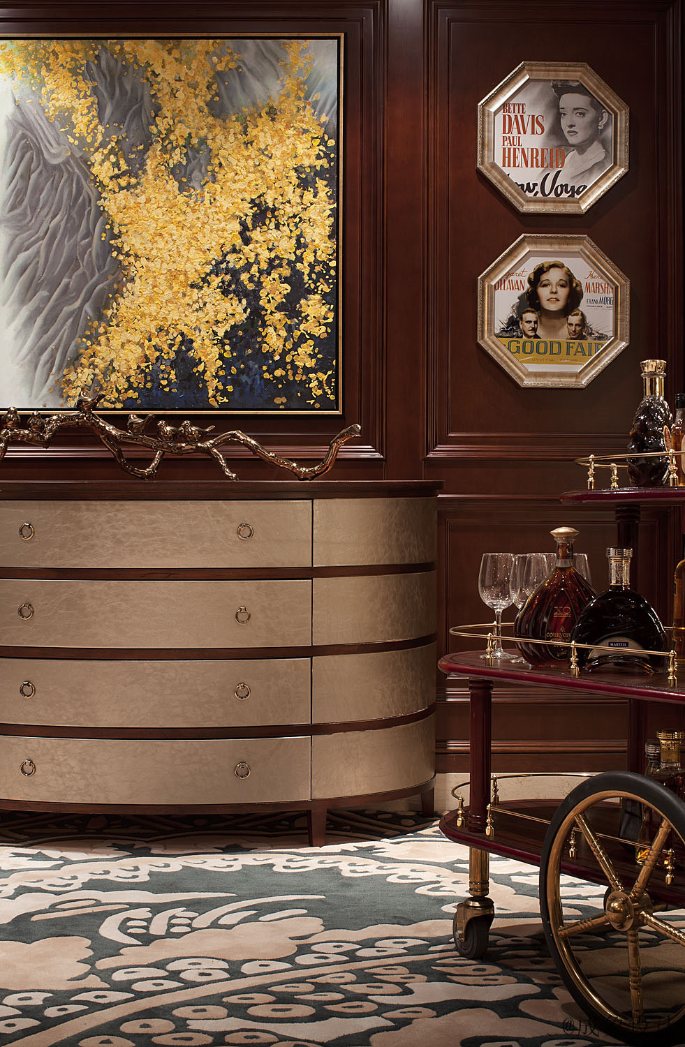 法式庄园独栋别墅装修设计效果图,高大上的欧式风格别墅设计