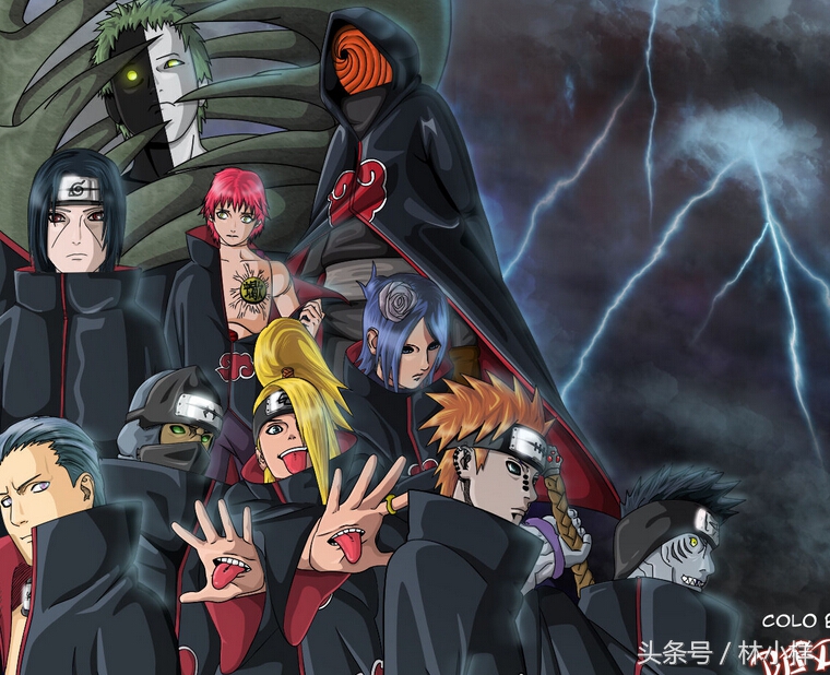 火影忍者晓策划全员壁纸高清大图,火影忍者晓策划全员复活哪一集