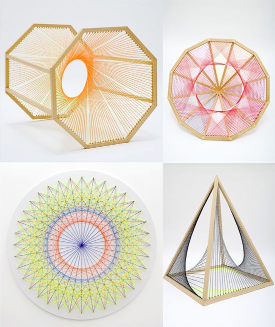 线的装置艺术作品,线的设计作品