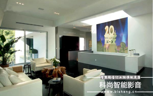 别墅家庭影院装修设计效果图,带家庭影院的别墅设计效果图
