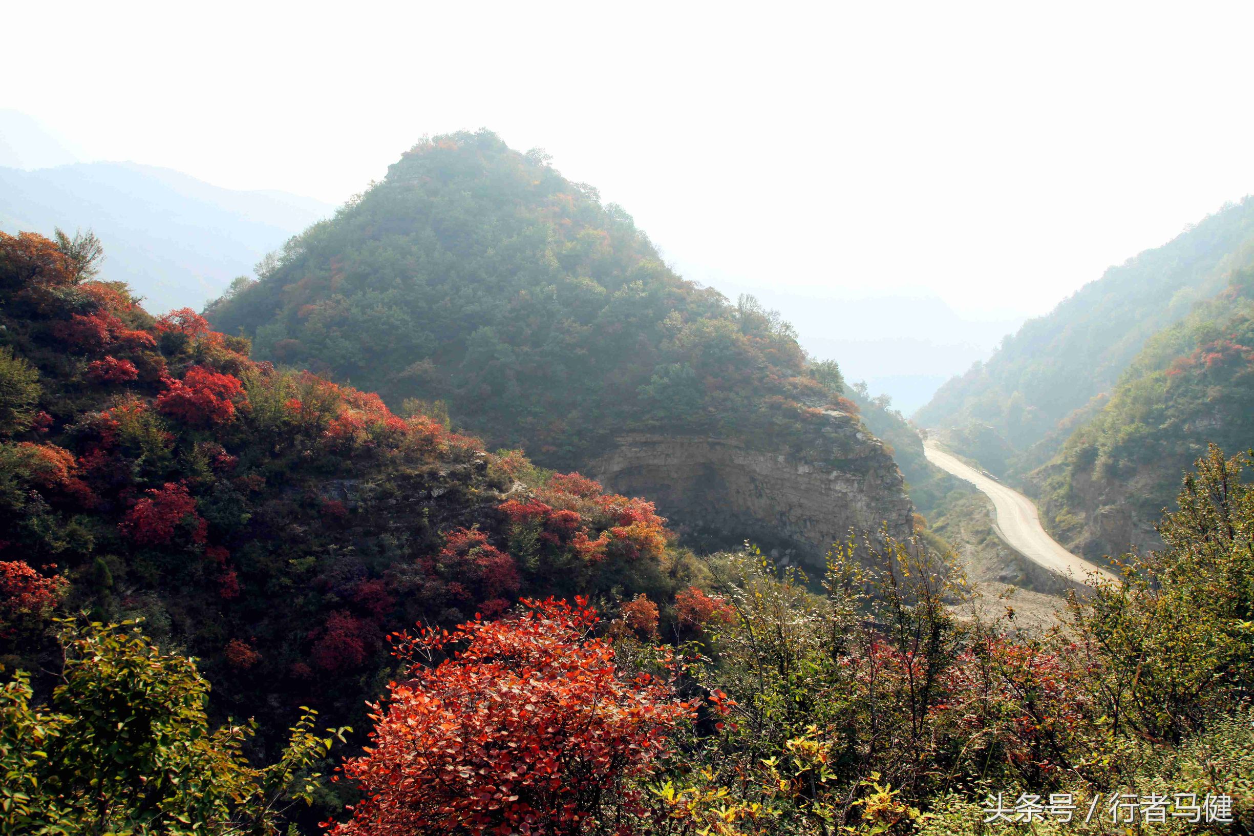 错过了邢台云梦山，太行山最大的红叶区，就相当于错过了整个秋天