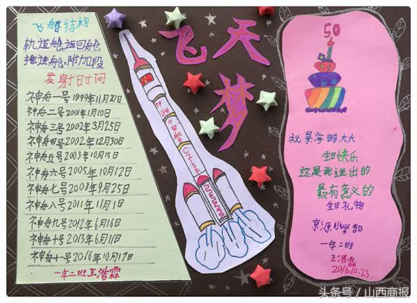 看看全国小朋友送给太空景海鹏老乡的生日“礼物”