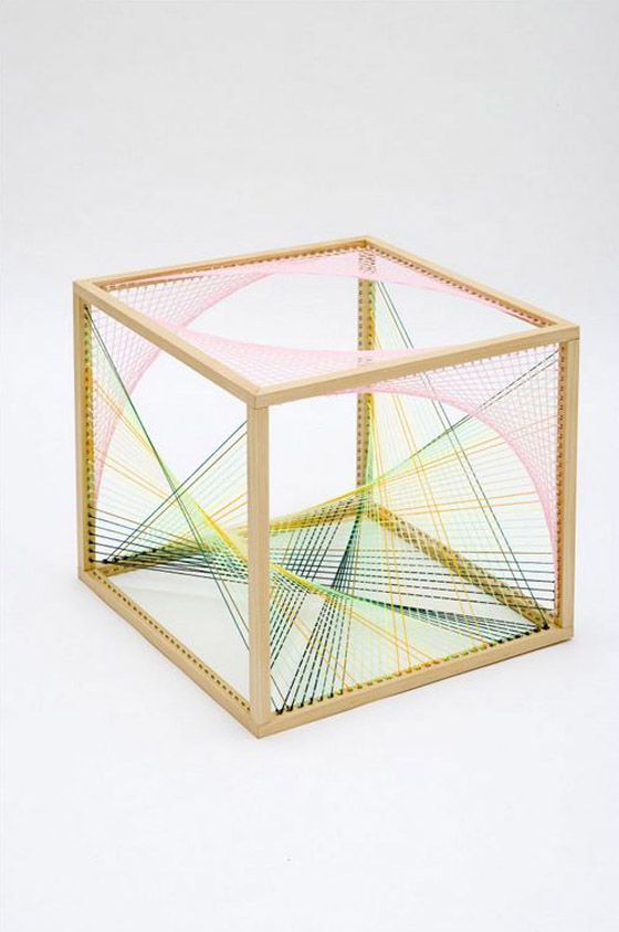 线的装置艺术作品,线的设计作品