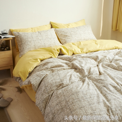小清新简约床上四件套推荐,不分年龄的床上四件套温馨清新