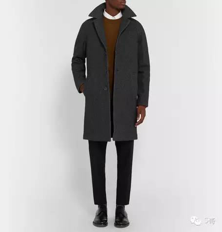 羽绒服外套大衣男士搭配,最流行的男士保暖半大衣