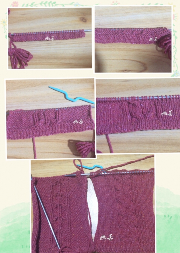 从上往下织的宽松毛衣教程,从下往上织宽松毛衣教程