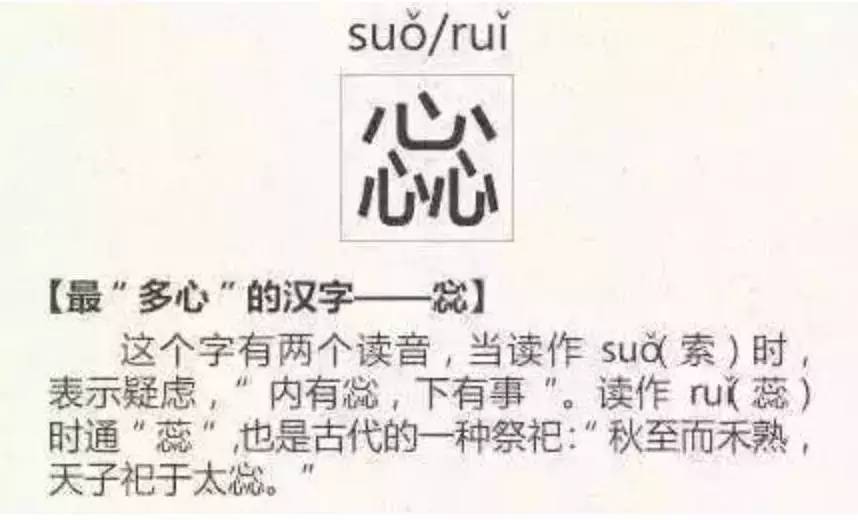 十个最难认的汉字你能认得几个,史上最难认22个汉字你认得几个