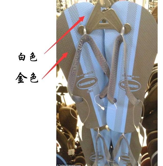 热点丨到底是蓝黑还是白金？一双拖鞋，快让全世界人民打起来了！