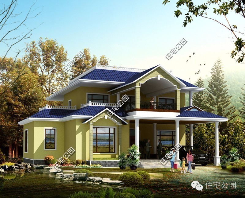 农村自建房平屋顶和坡屋顶结合,农村别墅坡屋顶哪种最实惠