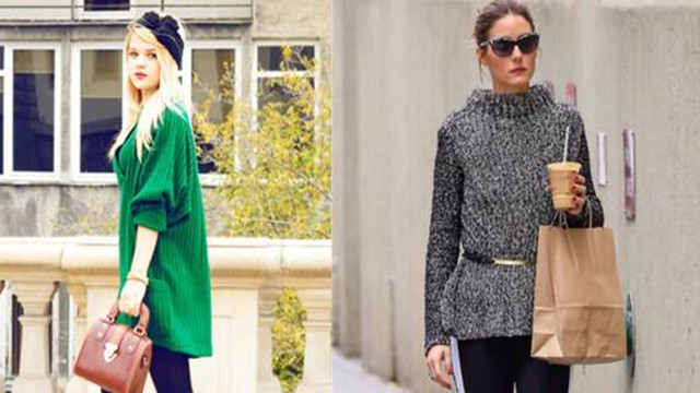 秋冬大码裤子上衣穿搭,修身秋冬上衣和裤子