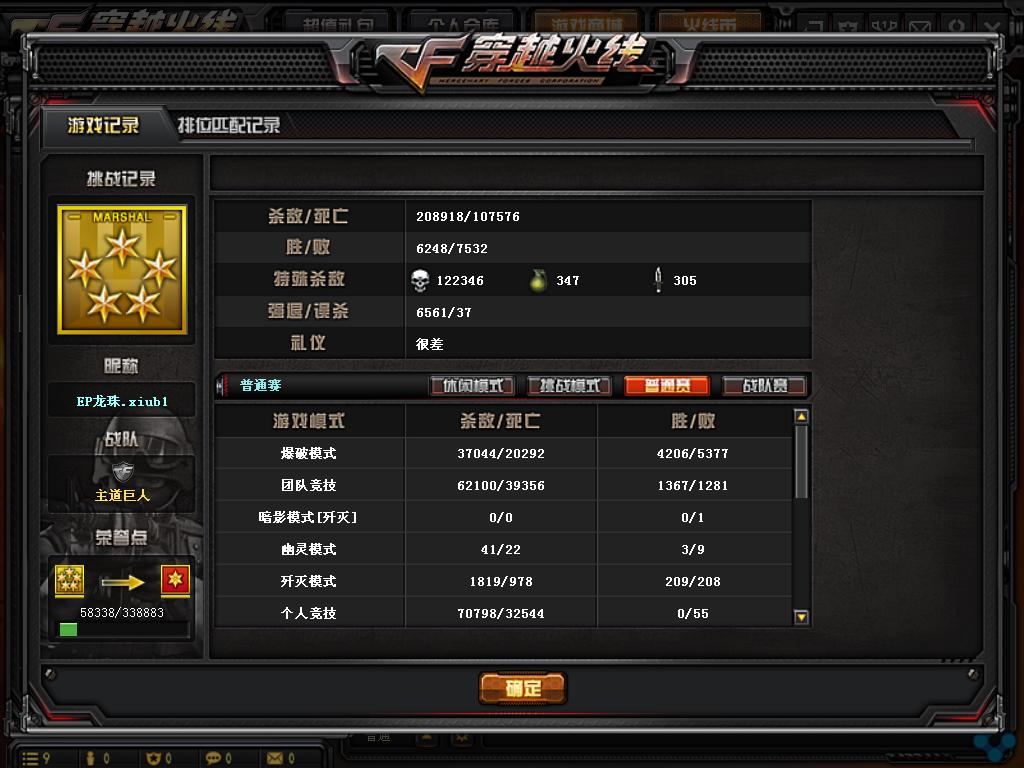 天啦噜！我进到了CF大神房里了，求围观！