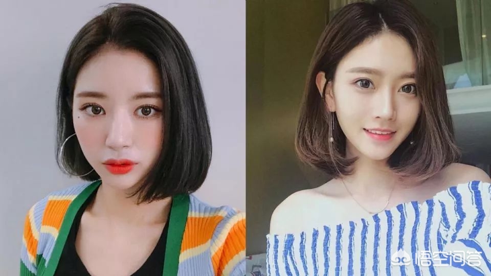 胖妹妹圆脸发型短发,大圆脸适合哪种短发烫卷