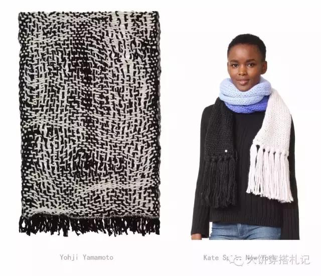 丝巾围巾搭配秋冬,丝巾围巾时髦搭配系法