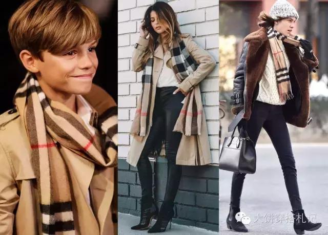 丝巾围巾搭配秋冬,丝巾围巾时髦搭配系法