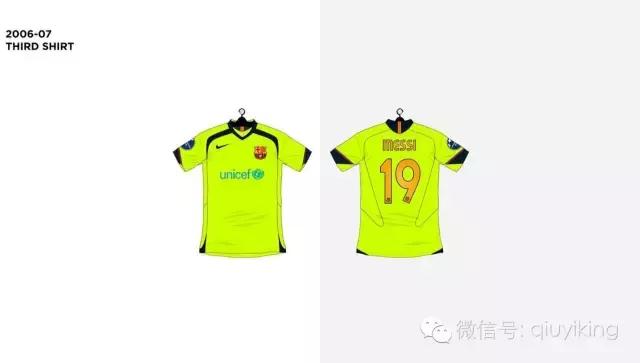 耐克巴萨2014,耐克球衣发展史