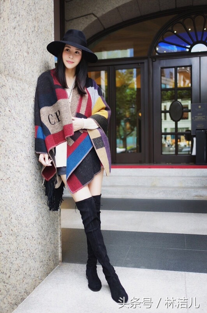 杨幂刘亦菲同款靴子,刘亦菲同款长筒靴搭配