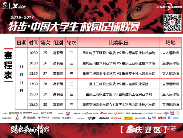 重庆赛区海选赛,重庆赛区高校组