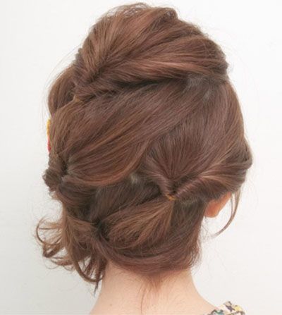 适合盘发的卷发发型,2021最洋气中短发型盘发