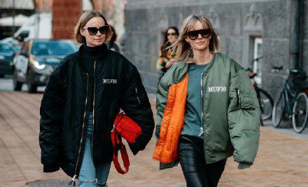 冬季绿夹克穿搭,绿色夹克秋冬穿搭