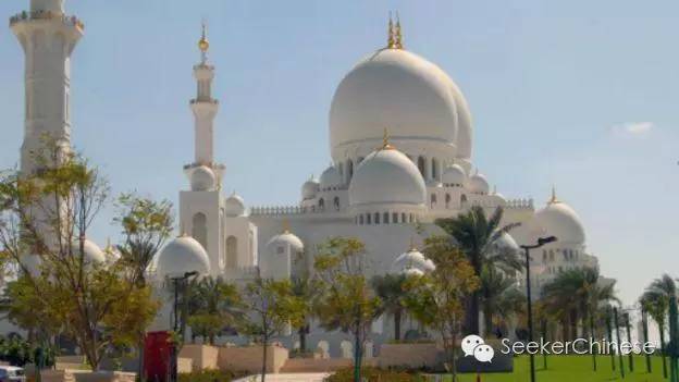 阿联酋清真寺夜景一千零一夜,阿联酋阿布扎比扎耶德清真寺