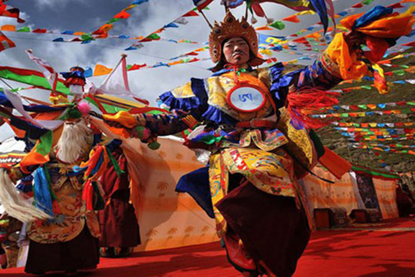 甘孜州藏戏舞蹈,甘孜县藏戏面具舞蹈