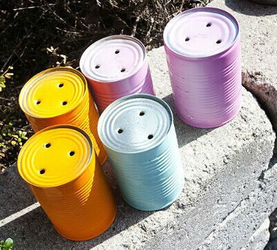 用完的奶粉罐可以做成小凳子,宝宝的奶粉罐用完了要怎么做手工