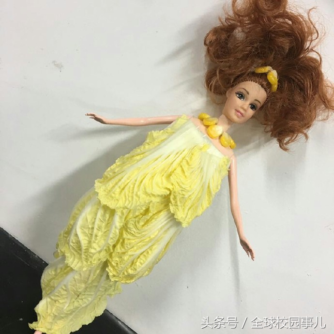 厉害了word同学！成都一高校学生用蔬菜打造“时装”盛宴