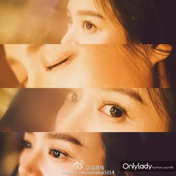 学到了马思纯的微笑,马思纯的微笑太迷人