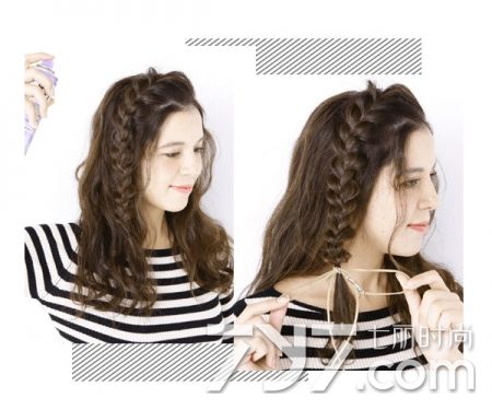 编发帽子教程简单好看,戴大帽子编发教程长发