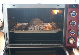 美味的脆皮烤鸡味道太香了,圣诞脆皮烤鸡教程