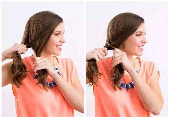 慵懒风鱼尾辫,复古鱼尾辫