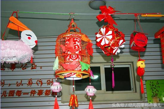 幼儿园新年灯笼吊饰手工,如何做幼儿园手工的新年灯笼