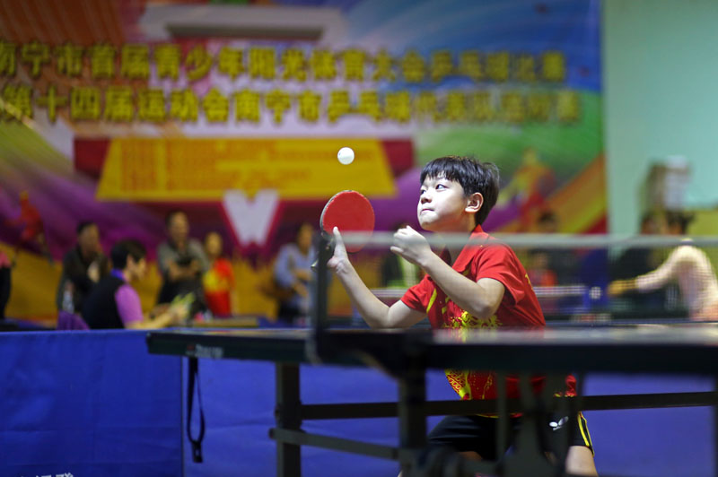 南宁市第十九届乒乓球比赛,南宁市全区中学组乒乓球比赛最新
