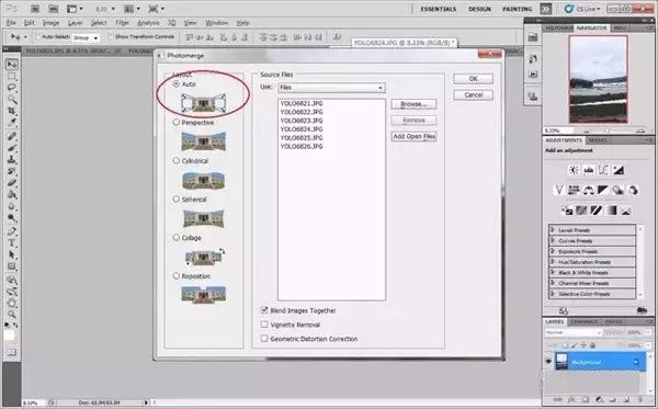 photoshop合成球形全景图,ps拼接720度全景图教程