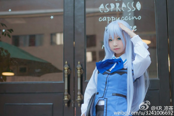 《请问您今天要来点兔子吗？》小萝莉智乃：今天要来点什么呢？