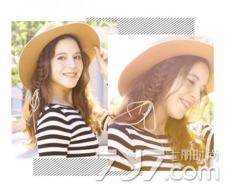 编发帽子教程简单好看,戴大帽子编发教程长发