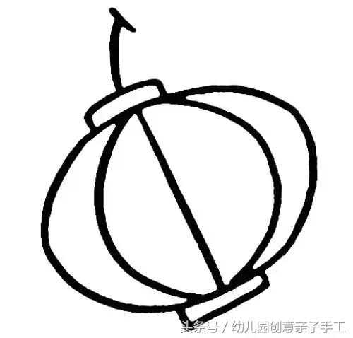 春节灯笼鞭炮简笔画,新年娃娃拿鞭炮简笔画