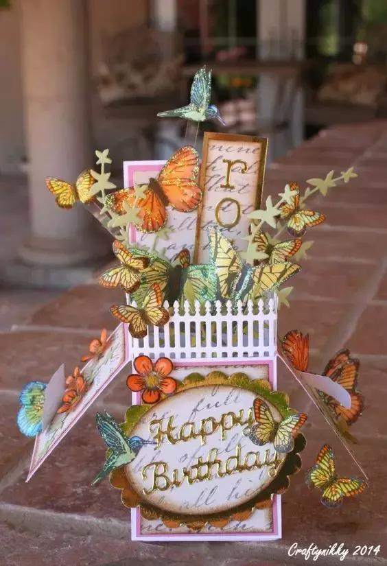 正方形立体盒子贺卡,立体盒子贺卡怎么做