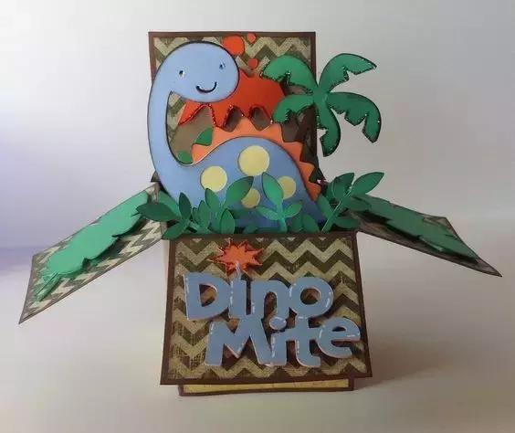 正方形立体盒子贺卡,立体盒子贺卡怎么做