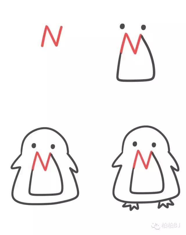 g字母动物简笔画,100个萌萌哒的简笔画动物怎么画