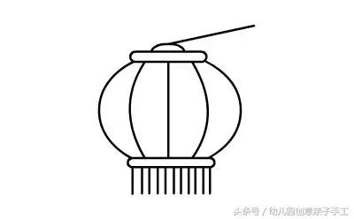 春节灯笼鞭炮简笔画,新年娃娃拿鞭炮简笔画