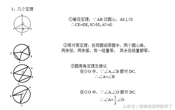初三数学知识点归纳大全九上,九上期末考试数学知识点讲解