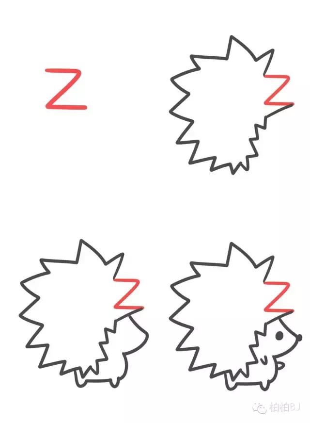 g字母动物简笔画,100个萌萌哒的简笔画动物怎么画