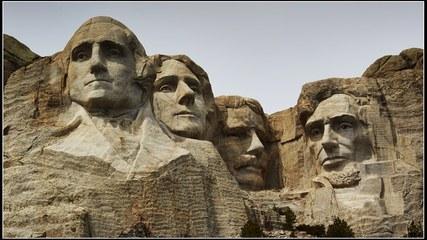 美国偏见地图南达科他州，总统山在那