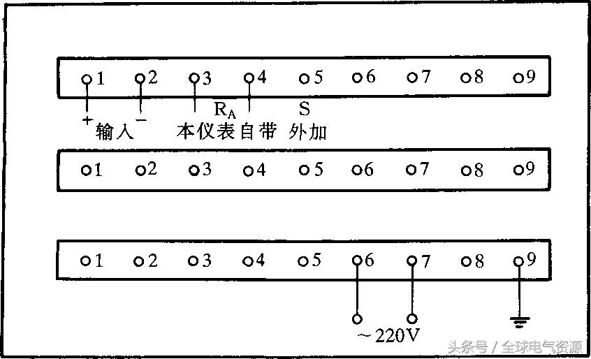电工各种仪表接线图,汇邦ak6系列温控仪表接线方法