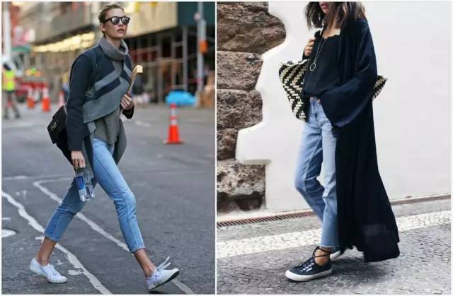 经典的帆布鞋这样搭配最舒服,帆布鞋真的很百搭怎么穿都不过时