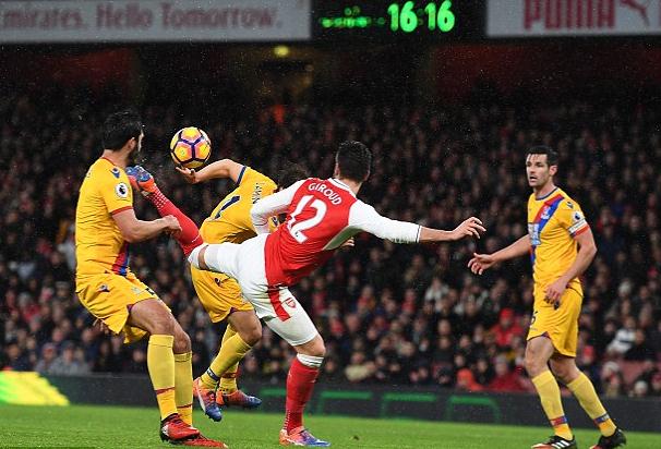 吉鲁蝎子摆尾进球滑跪庆祝,足球庆祝动作超燃剪辑吉鲁