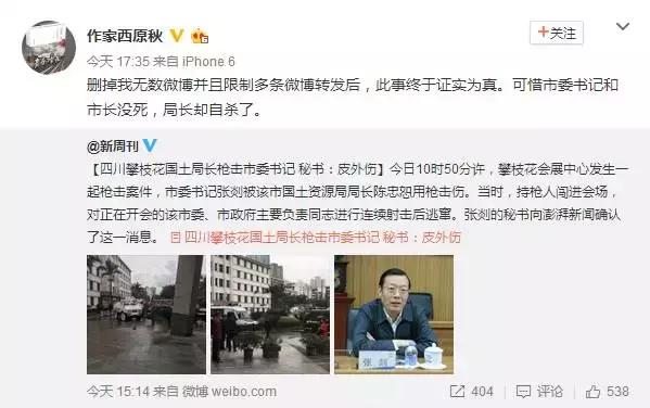 攀枝花枪击案最新结果,2017年攀枝花市枪击案