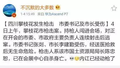 攀枝花枪击案最新结果,2017年攀枝花市枪击案