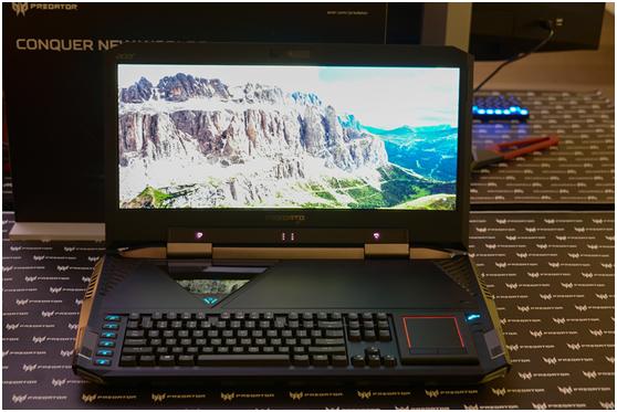 全球首台曲面游戏本——宏碁Predator21X评测